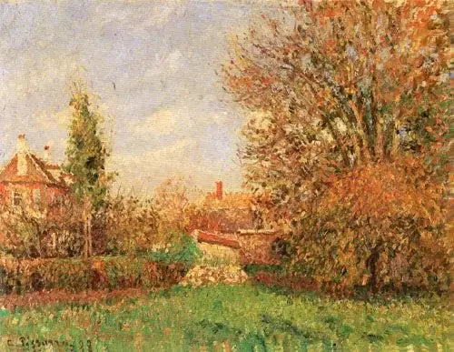 Herbst auf der Wiese in Éragny - Camille Pissarro