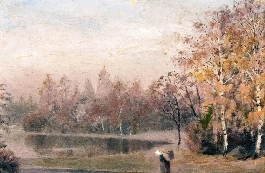 Herbst im Wald - Edvard Munch