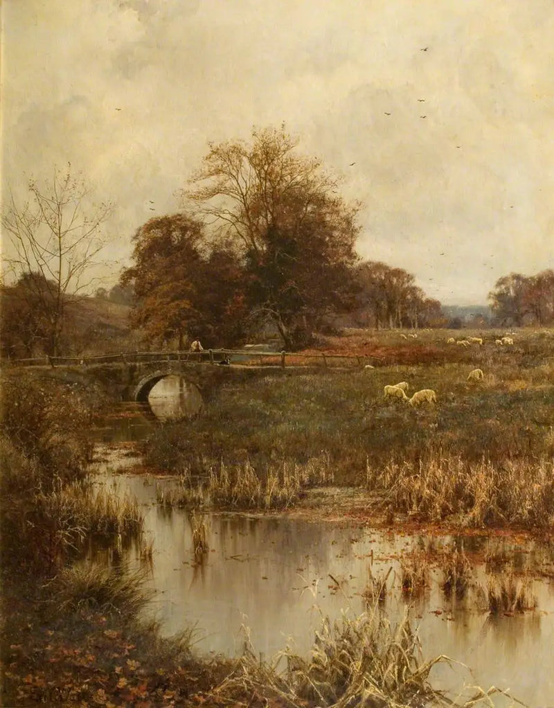 Herbst (Rote Blätter) - Edward Wilkins Waite