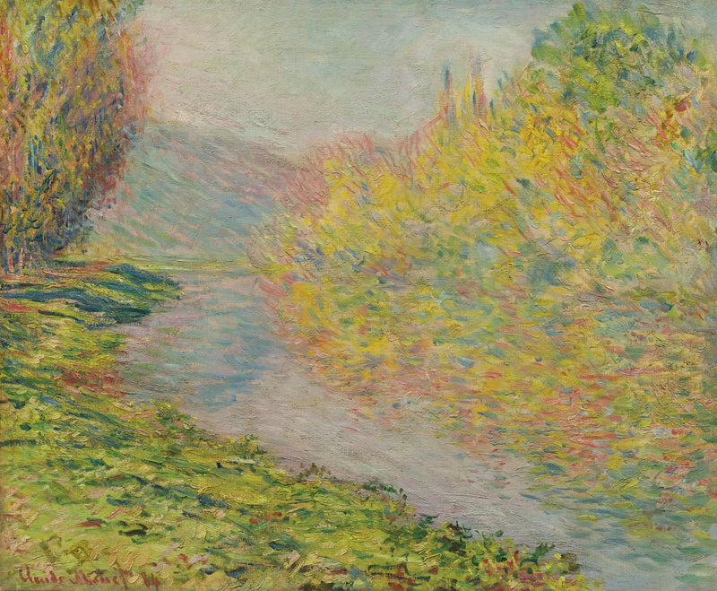 Herbst in Jeufosse W916 - Claude Monet
