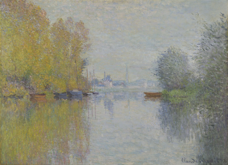 Herbst an der Seine, Argenteuil W291 - Claude Monet