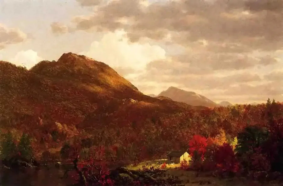 Herbst am Hudson - Frederic Edwin Church