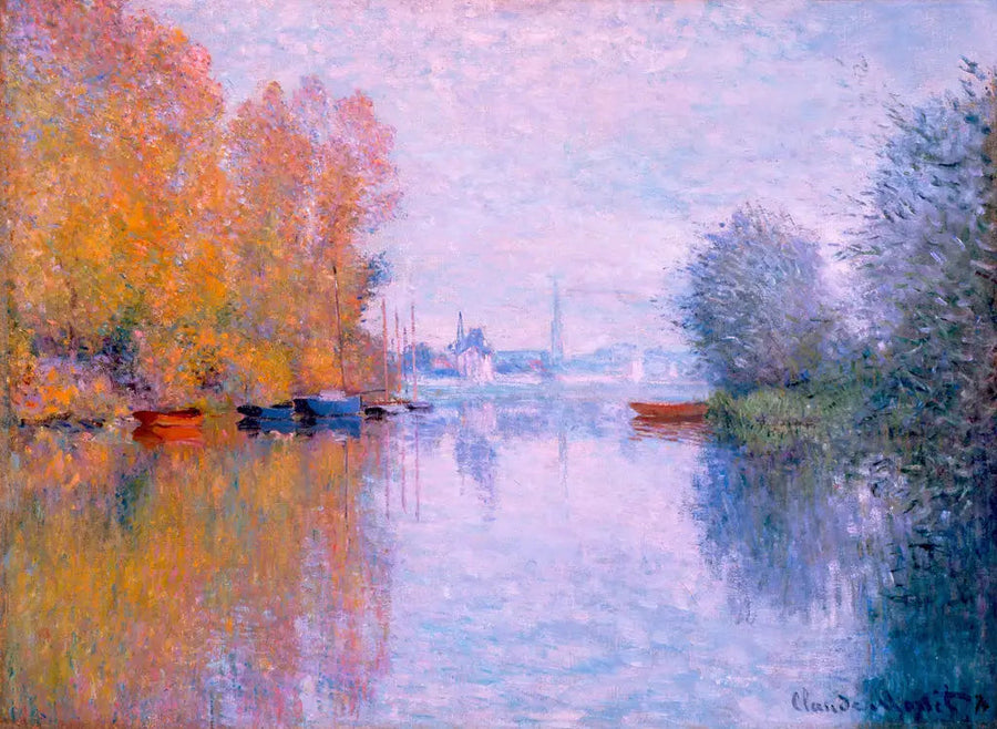 Herbst an der Seine, Argenteuil - Claude Monet