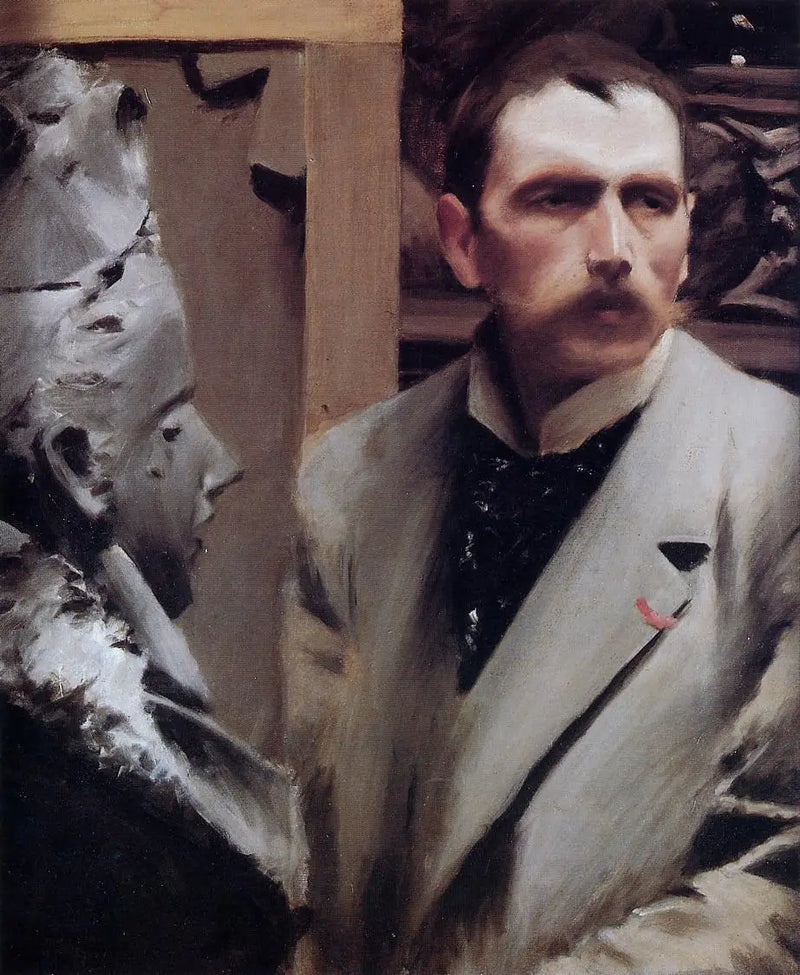 Selbstporträt 1889 von Anders Zorn - Anders Zorn