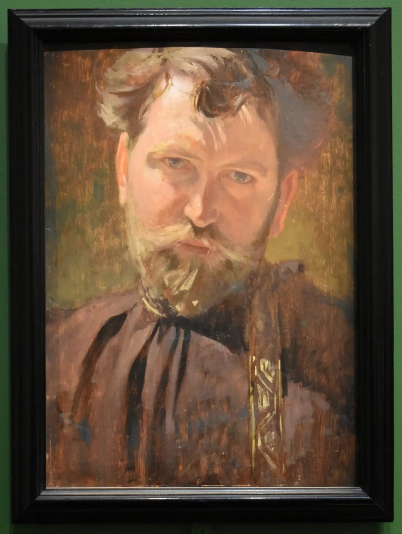 Selbstporträt (1899) - Alphonse Mucha