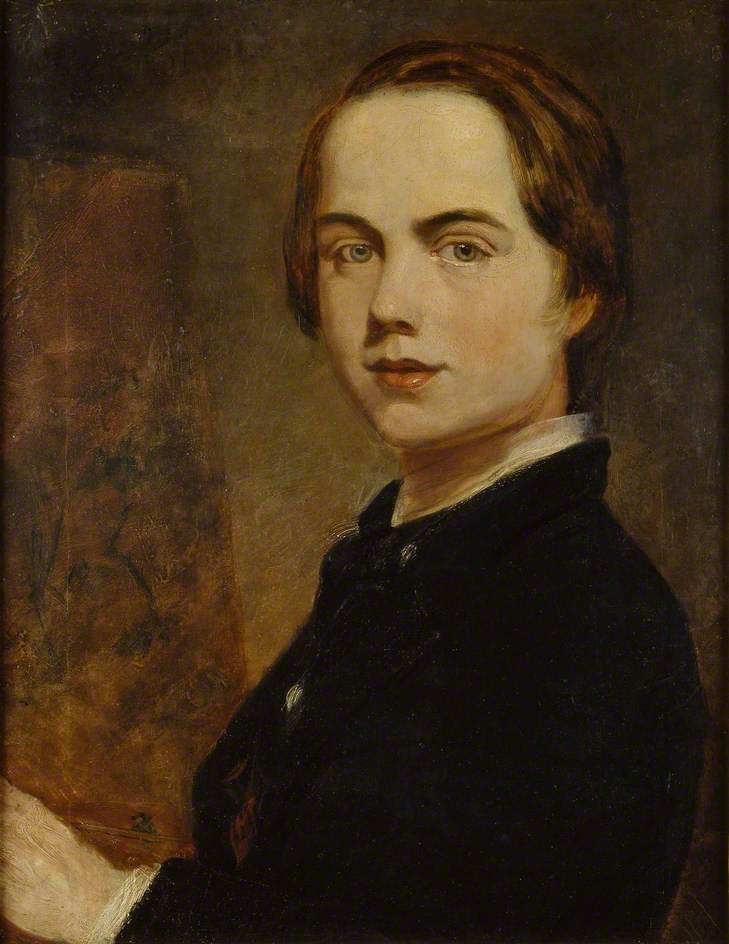 Selbstporträt im Alter von 14 Jahren - William Holman Hunt