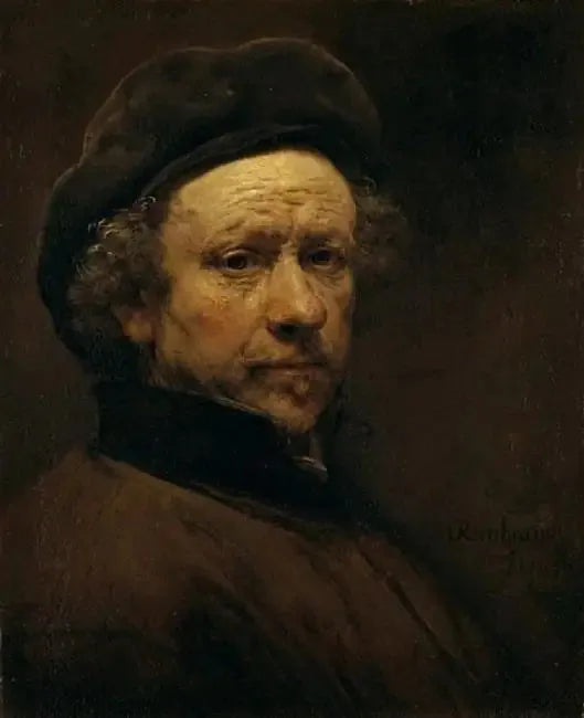 Selbstporträt im Alter von 51 Jahren - Rembrandt