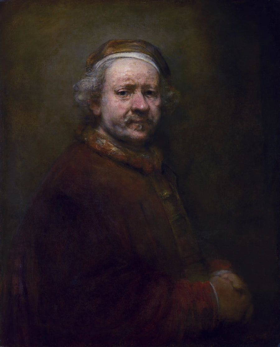 Selbstporträt im Alter von 63 Jahren - Rembrandt