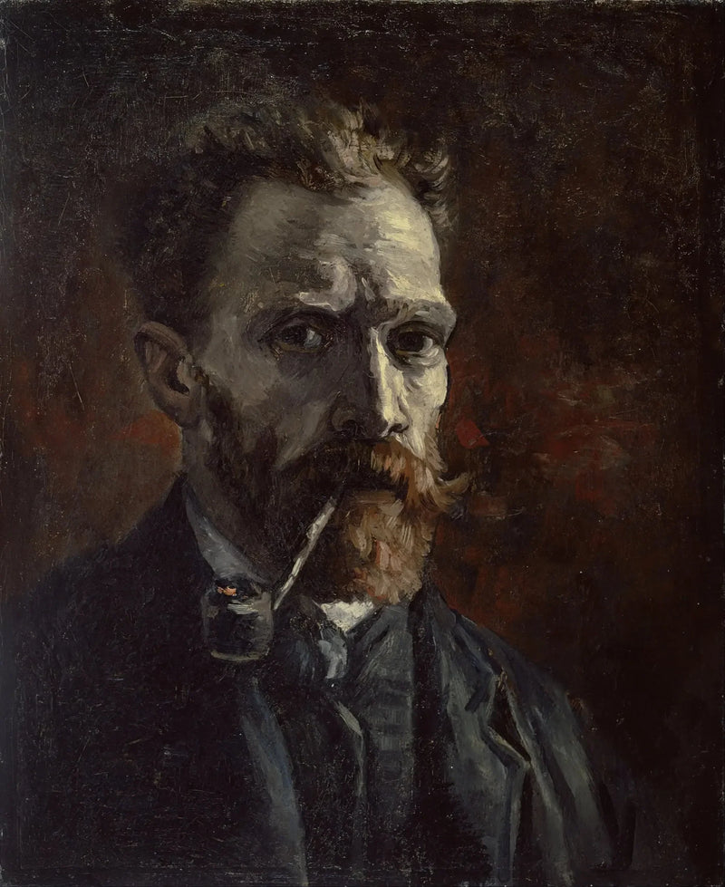 Selbstporträt mit Pfeife - Vincent van Gogh