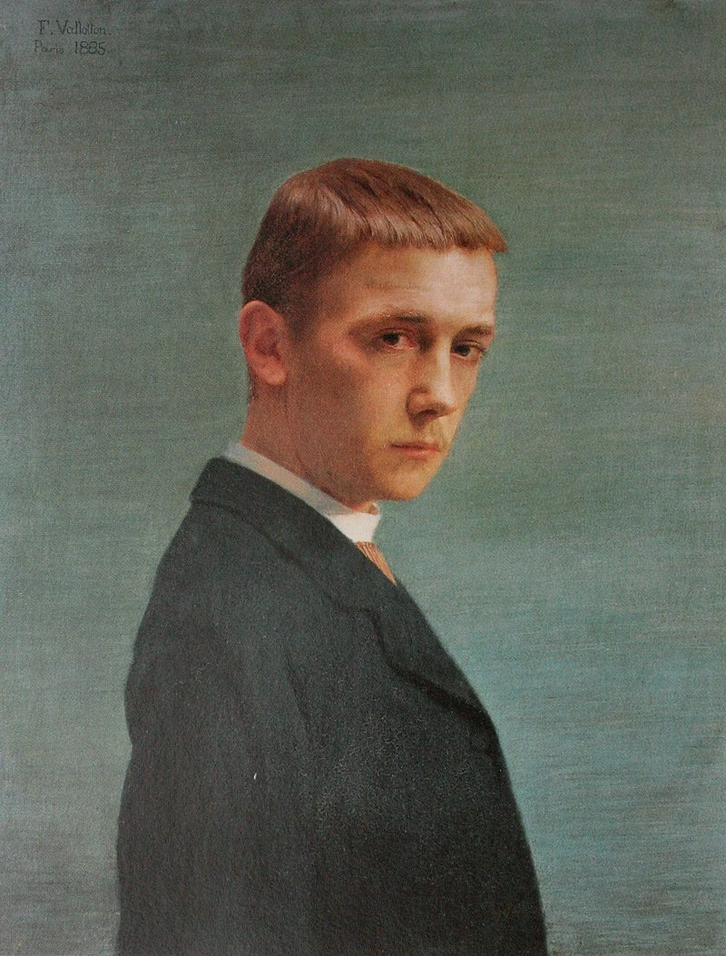 Selbstporträt im Alter von zwanzig Jahren - Félix Vallotton
