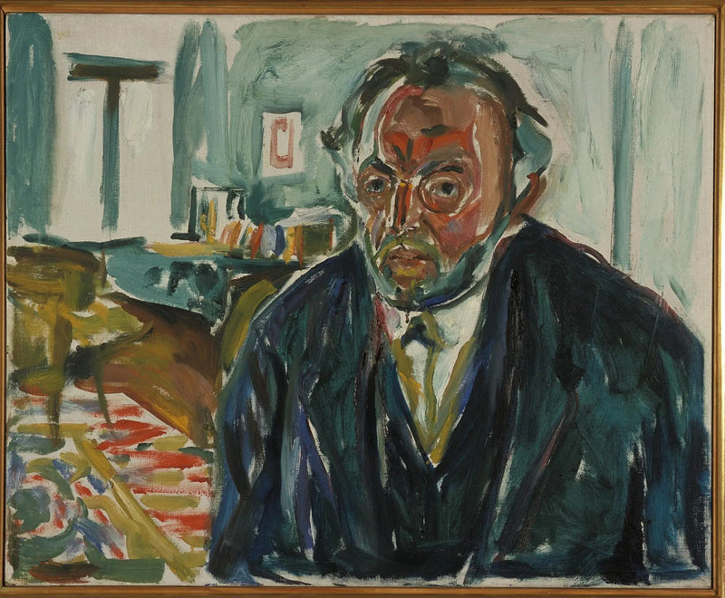 Selbstporträt nach der Spanischen Grippe - Edvard Munch