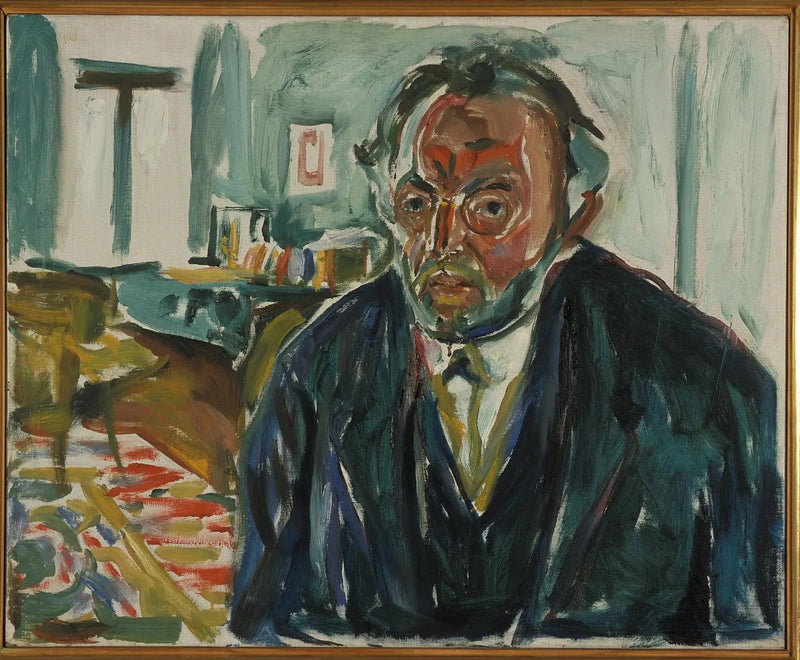 Selbstporträt nach der Spanischen Grippe - Edvard Munch
