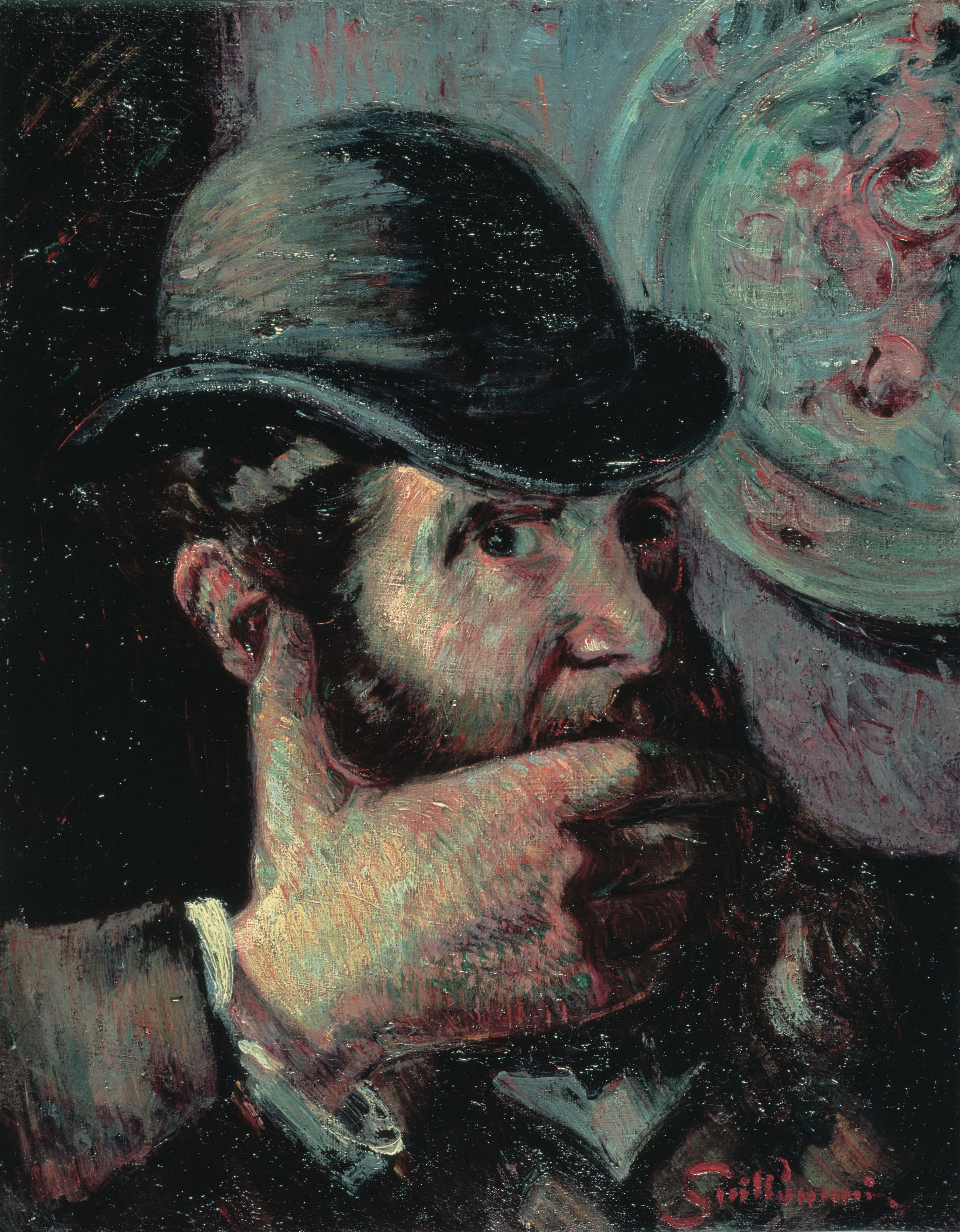 Autoportrait - Armand Guillaumin image 1 copie de tableau peinte à la main