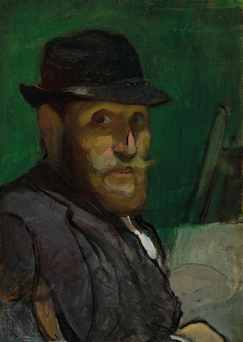 Selbstporträt am Staffelei - Louis Anquetin