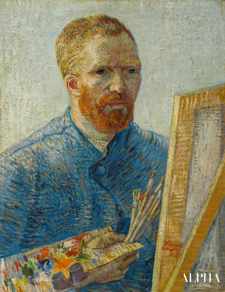 Autoportrait au chevalet - Van Gogh - Reproductions de tableaux et peintures haut de gamme