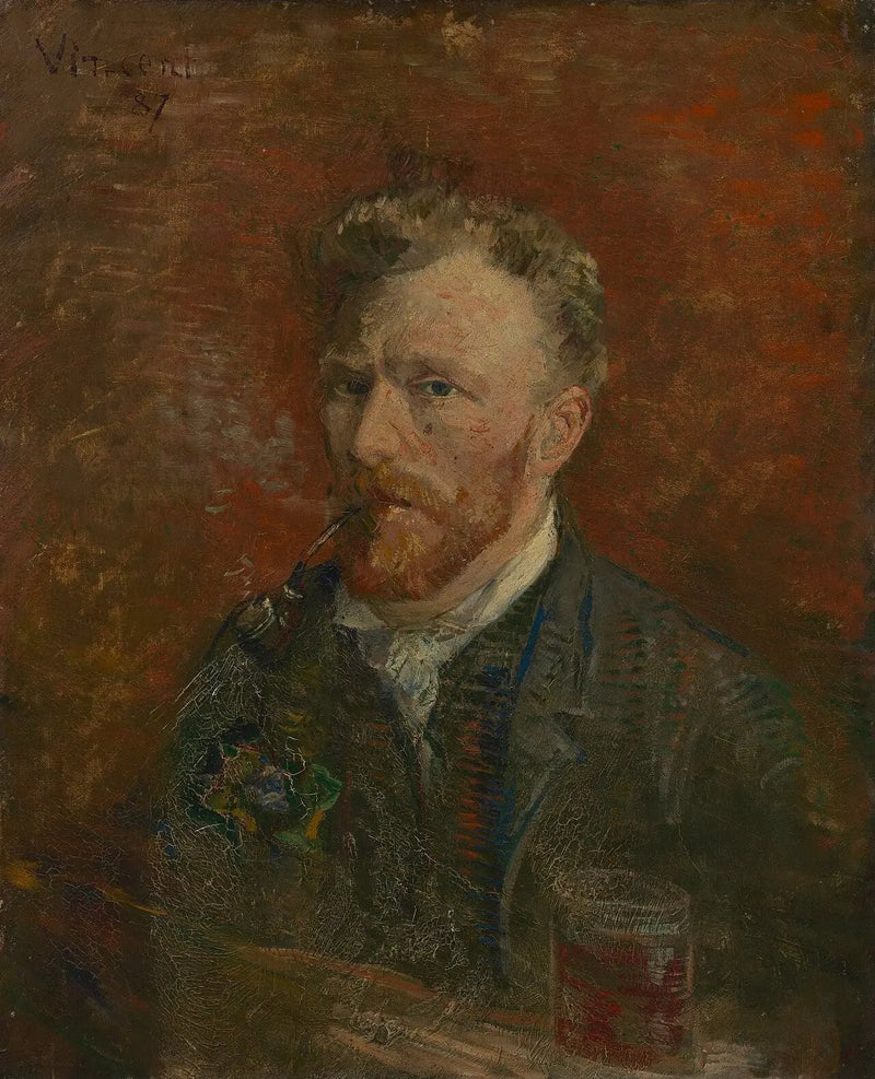 Selbstporträt mit Glas - Vincent van Gogh