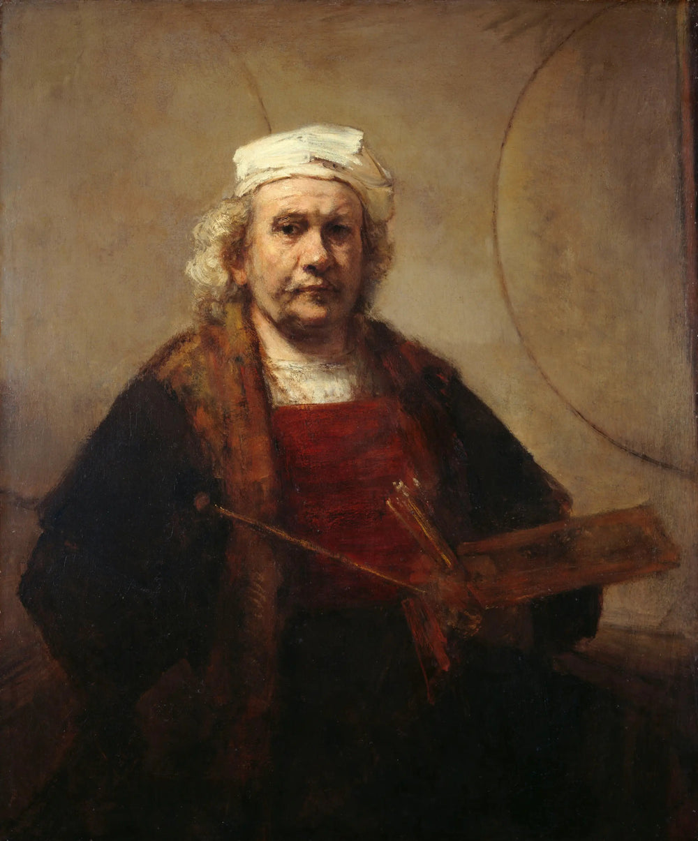 Autoportrait aux deux cercles - Rembrandt image 1 reproduction réalisée par Alpha Reproduction