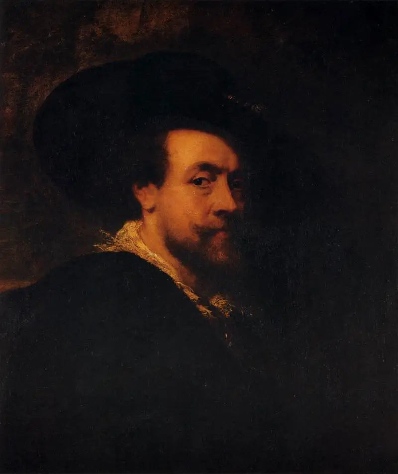 Selbstporträt mit Hut - Peter Paul Rubens