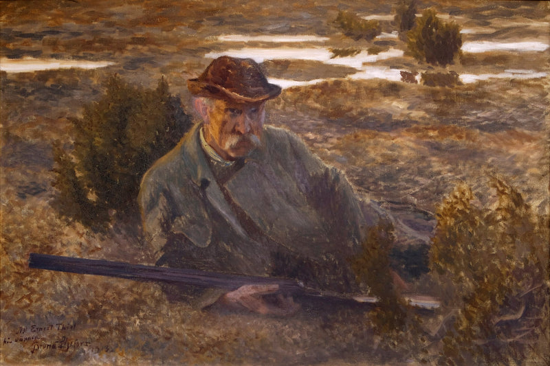 Selbstporträt - Bruno Liljefors
