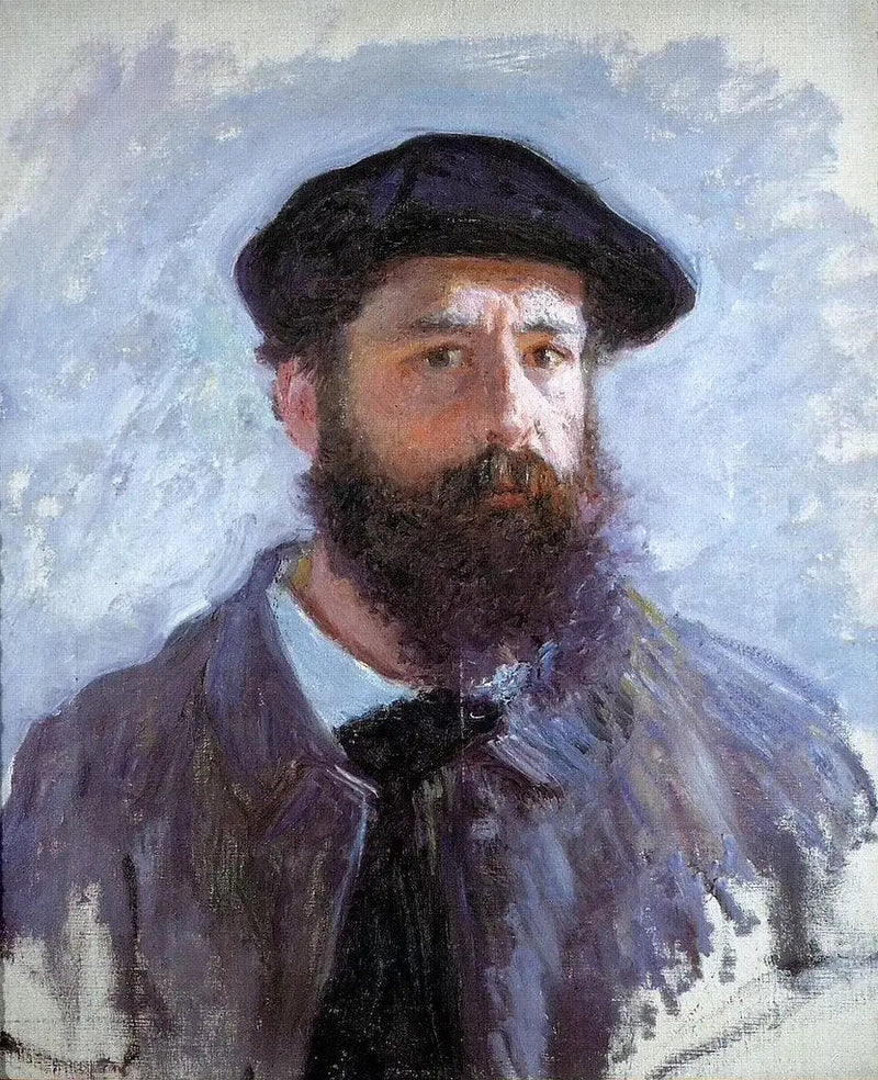 Selbstporträt mit Baskenmütze - Claude Monet