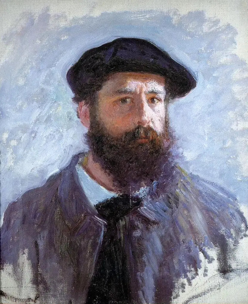 Selbstporträt mit Baskenmütze - Claude Monet