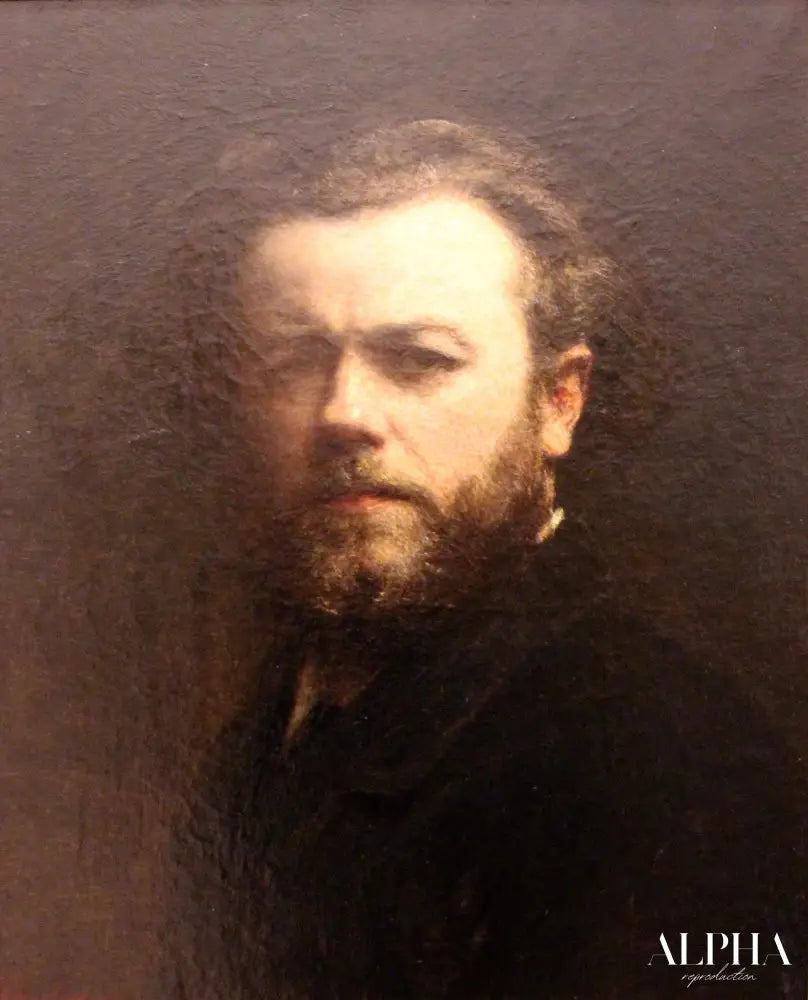 Autoportrait, Corridor de Vasari, Florence - Henri Fantin-Latour - Reproductions de tableaux et peintures haut de gamme