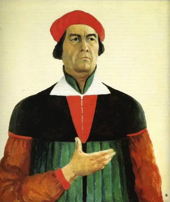 Selbstporträt von Malévitch aus 1933 - Kazimir Malevich