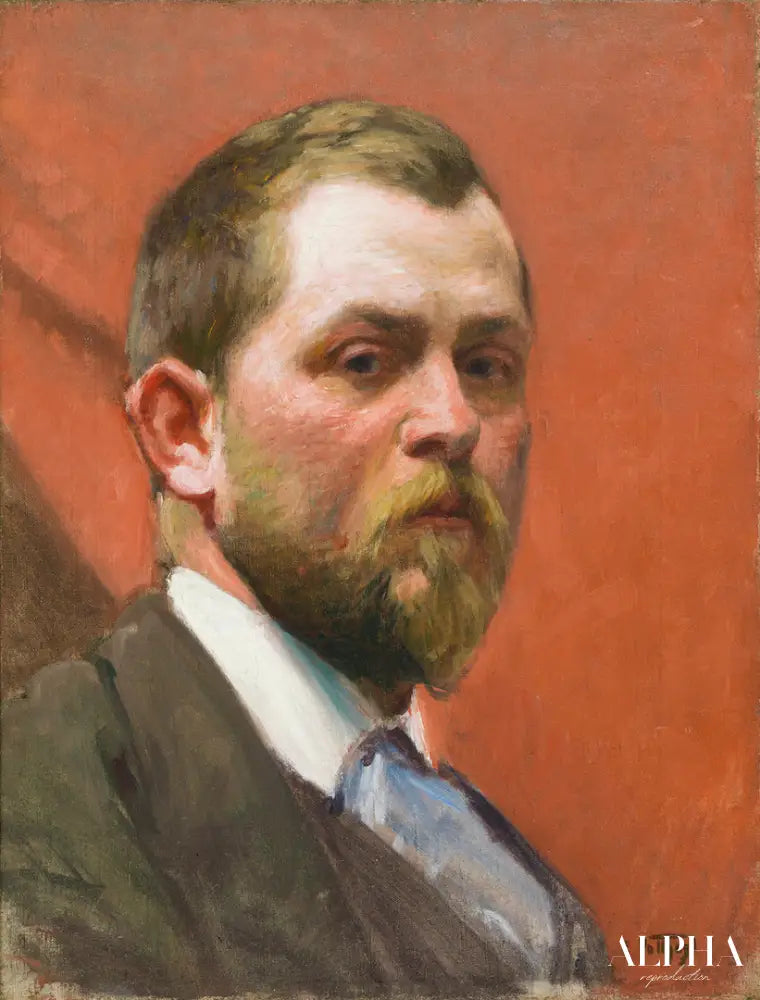 Self-portrait - Edward Henry Potthast - Reproductions de tableaux et peintures haut de gamme