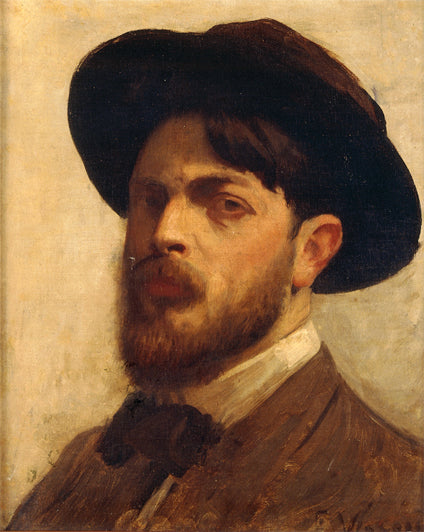 Autoportrait - Eliseu Visconti image 1 copie peinte à la main à l’huile