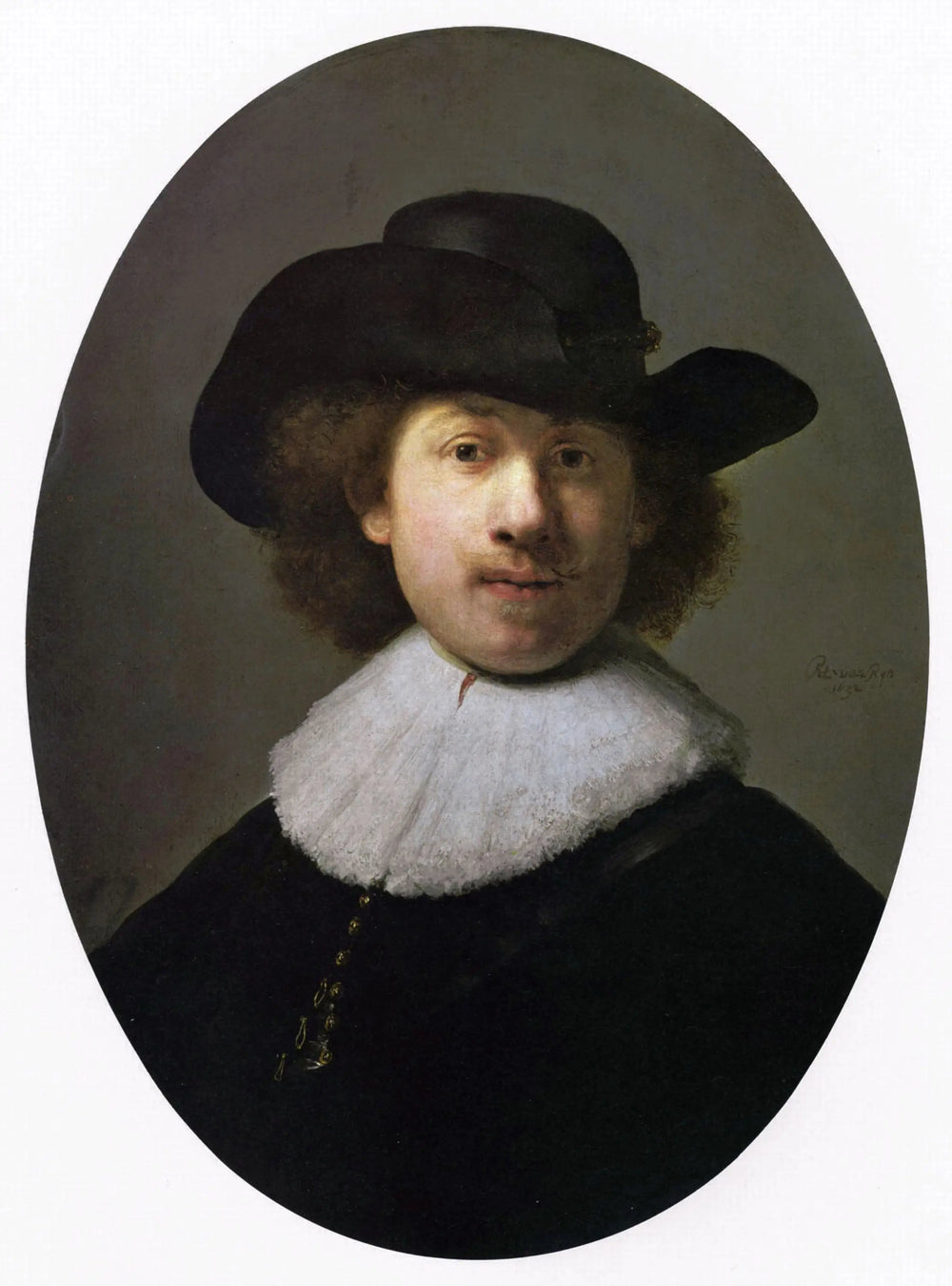 Autoportrait en citoyen - Rembrandt image 1 tableau peint à l’huile sur toile