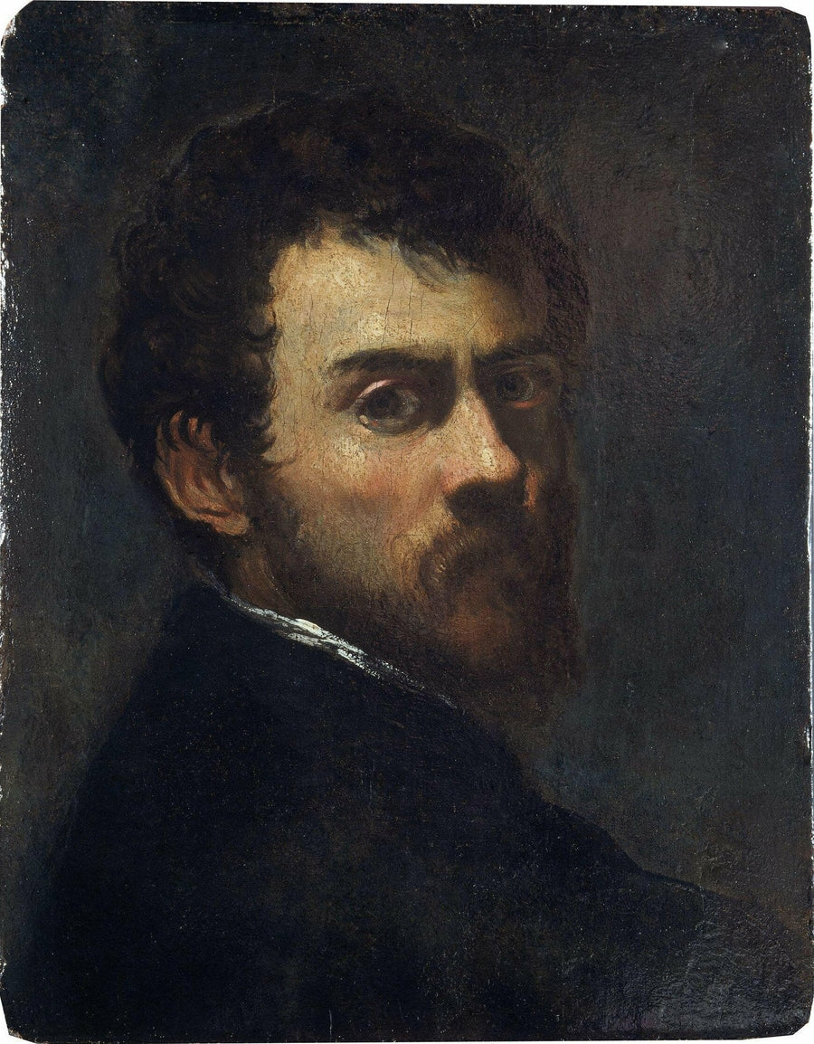 Selbstporträt eines jungen Mannes - Jacopo Tintoretto