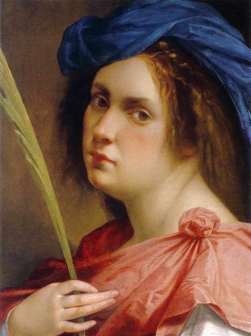 Selbstporträt als Märtyrer - Artemisia Gentileschi