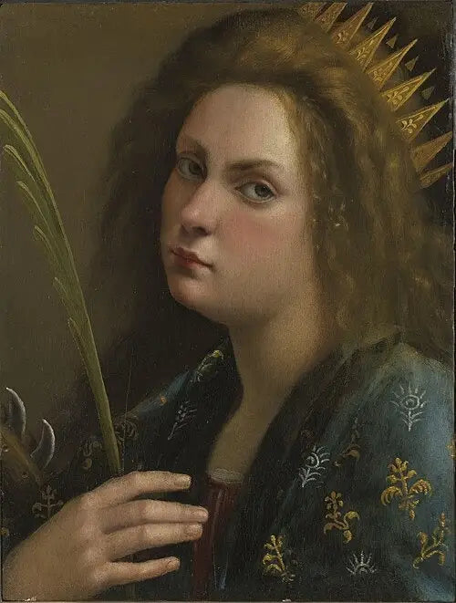 Selbstporträt als Heilige Katharina von Alexandria - Artemisia Gentileschi
