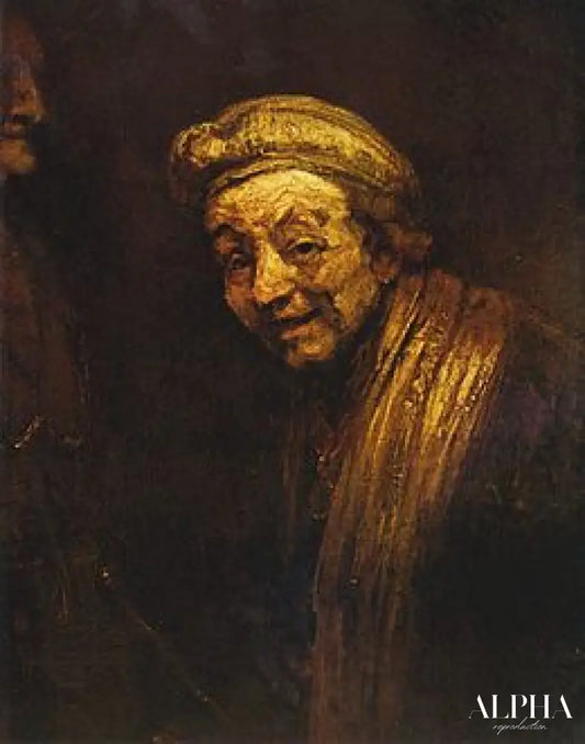 Autoportrait en Zeuxis - Rembrandt van Rijn - Reproductions de tableaux et peintures haut de gamme