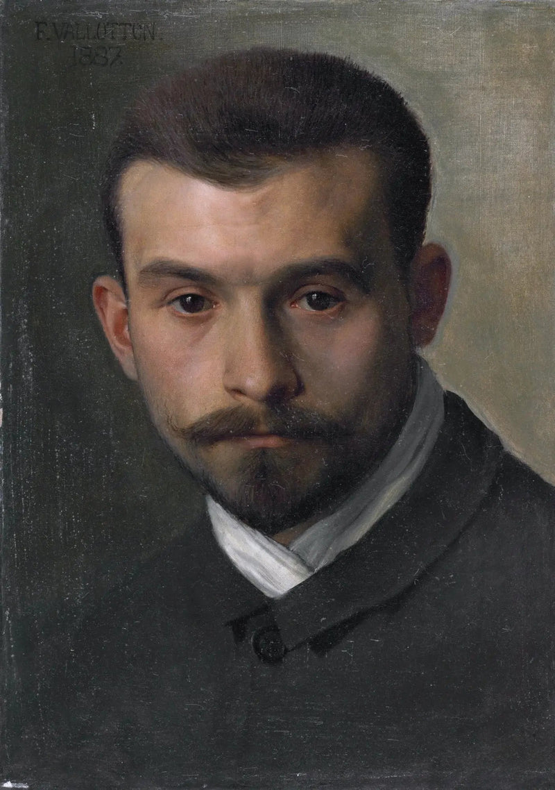 Selbstporträt (Félix Vallotton, 1887) - Félix Vallotton