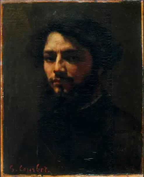 Selbstporträt - Gustave Courbet