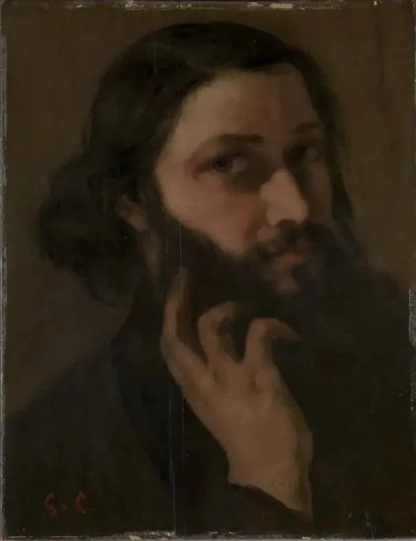 Selbstporträt - Gustave Courbet