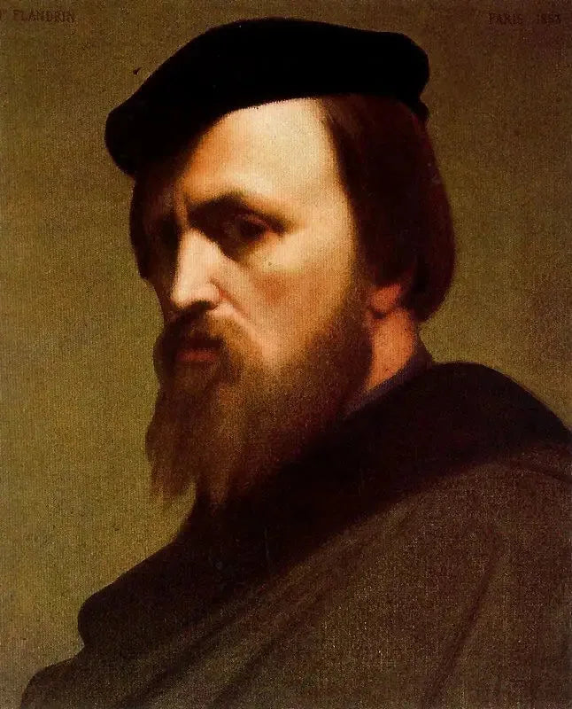 Selbstporträt - Hippolyte Flandrin