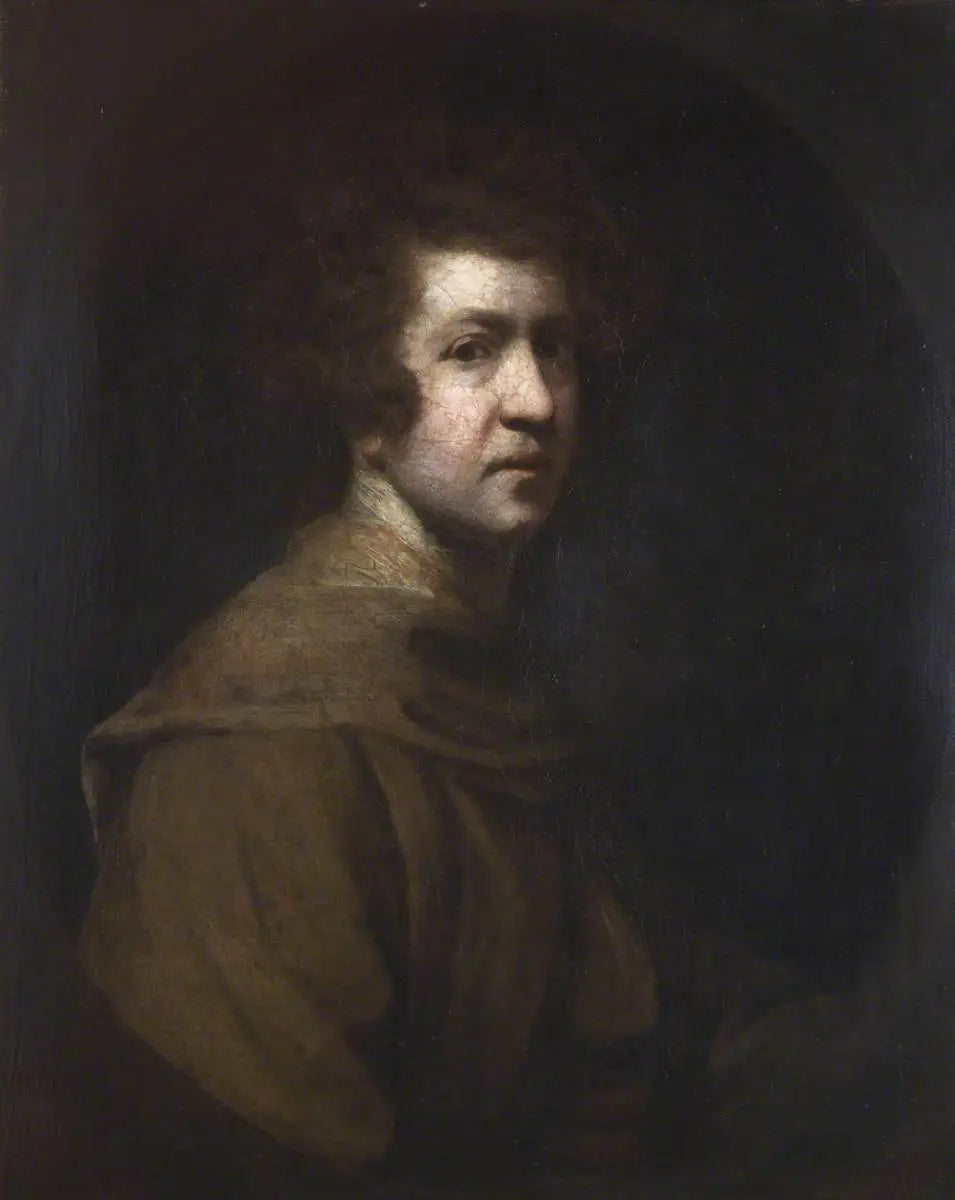 Autoportrait - Joshua Reynolds image 1 copie de tableau peinte à la main
