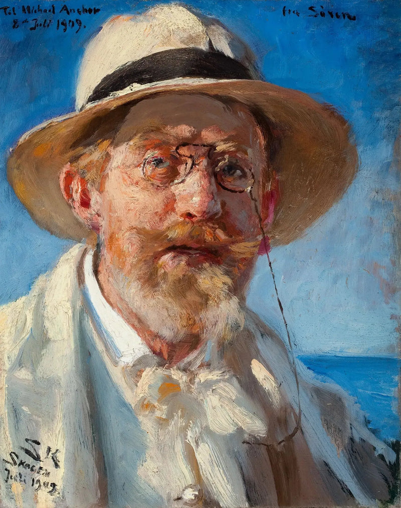 Selbstporträt - Peder Severin Krøyer