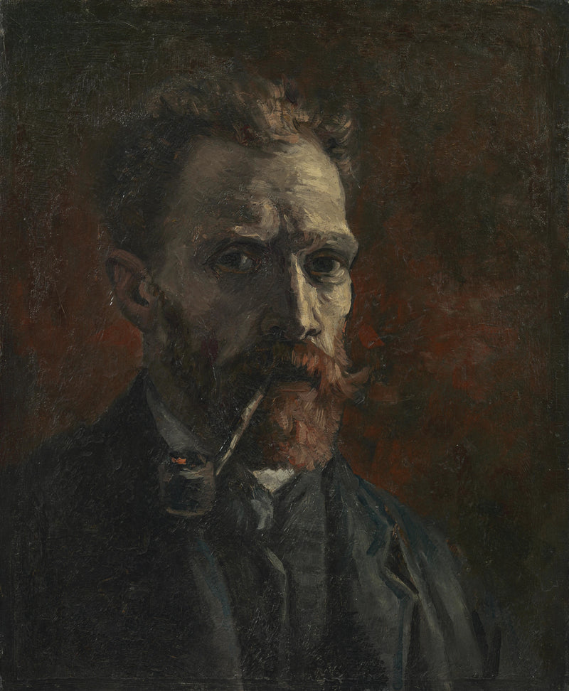 Selbstporträt mit Pfeife - Vincent van Gogh
