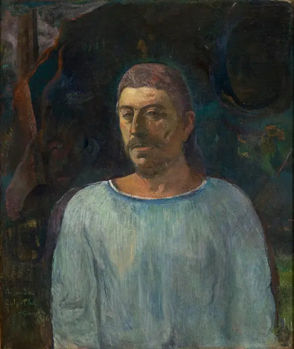 Selbstporträt nahe Golgatha - Paul Gauguin