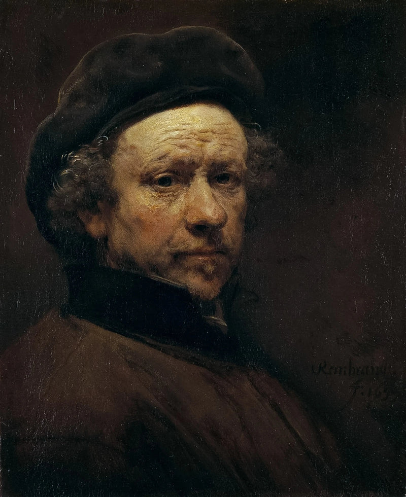 Selbstporträt im Alter von 51 Jahren - Rembrandt