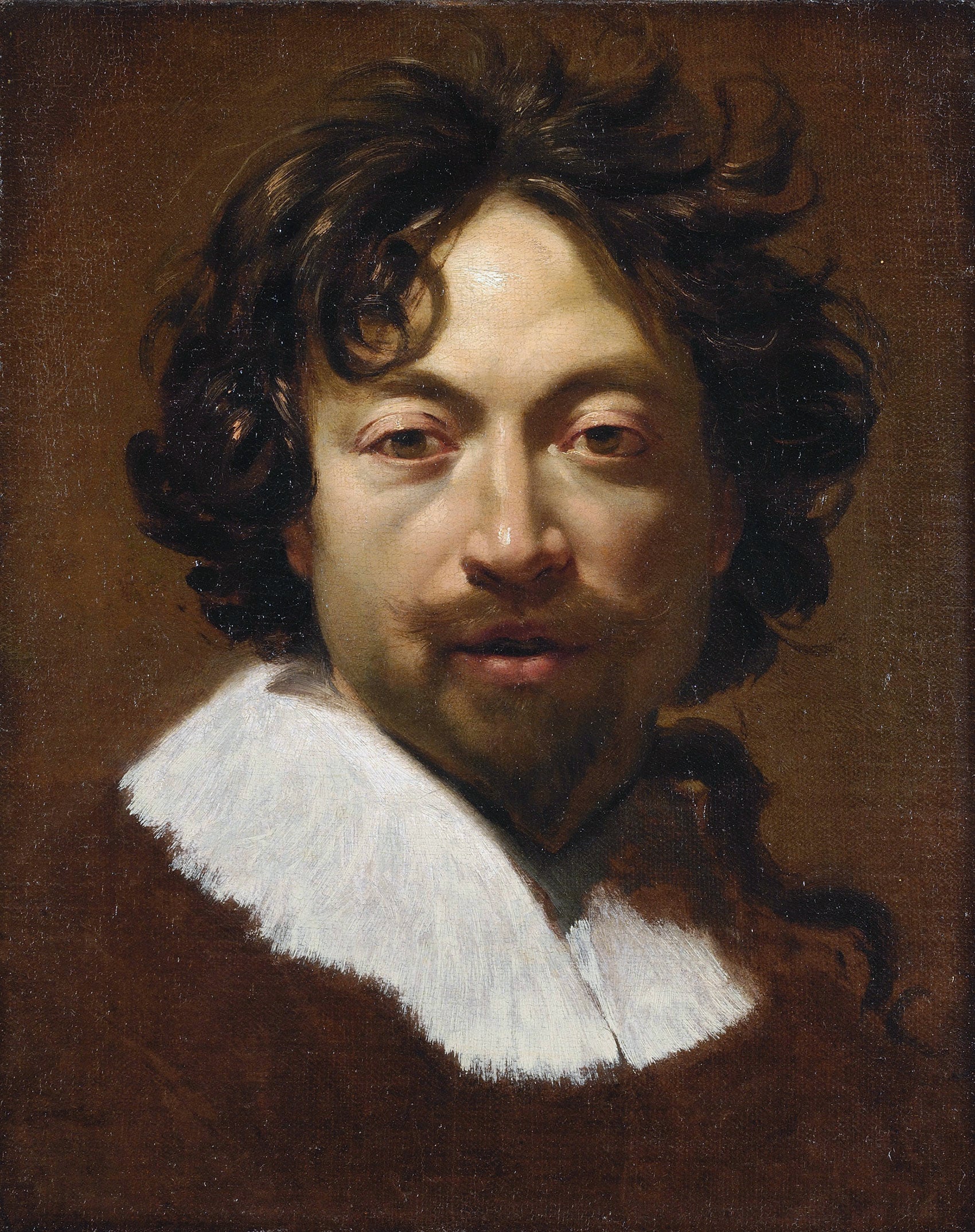 Autoportrait - Simon Vouet image 1 reproduction de peinture à l’huile