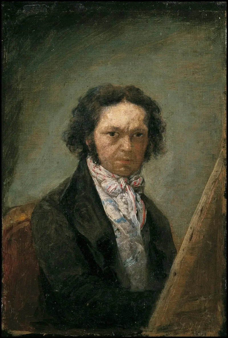 Selbstporträt auf Leinwand - Francisco de Goya