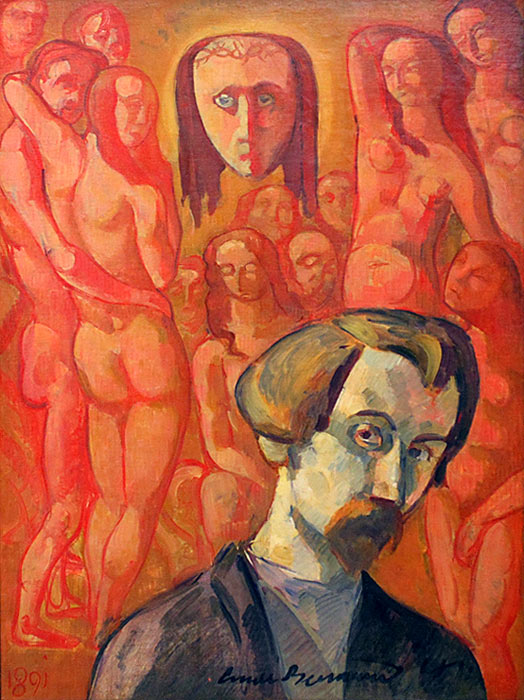 Symbolisches Selbstporträt - Émile Bernard