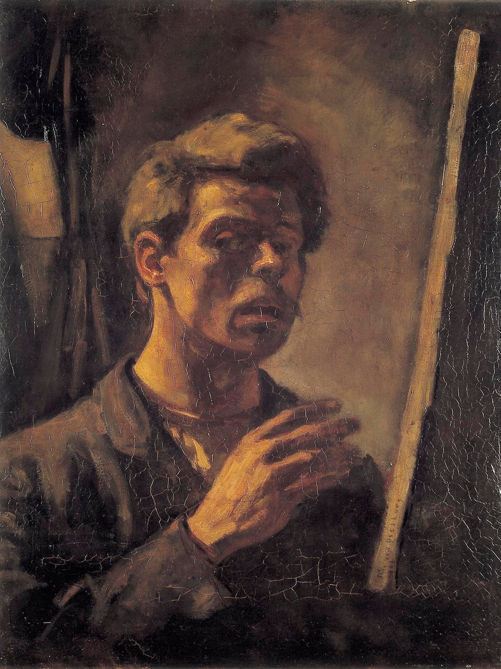 Autoportrait - Theo van Doesburg image 1 reproduction artisanale de tableau