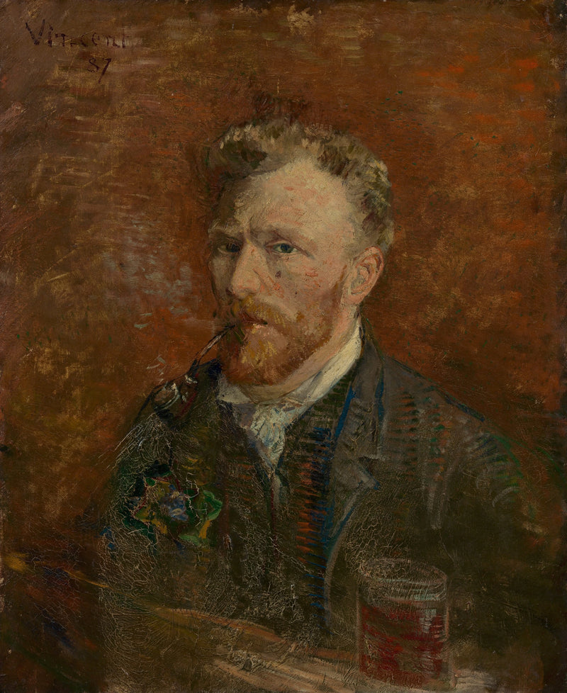 Selbstporträt mit Glas - Vincent van Gogh