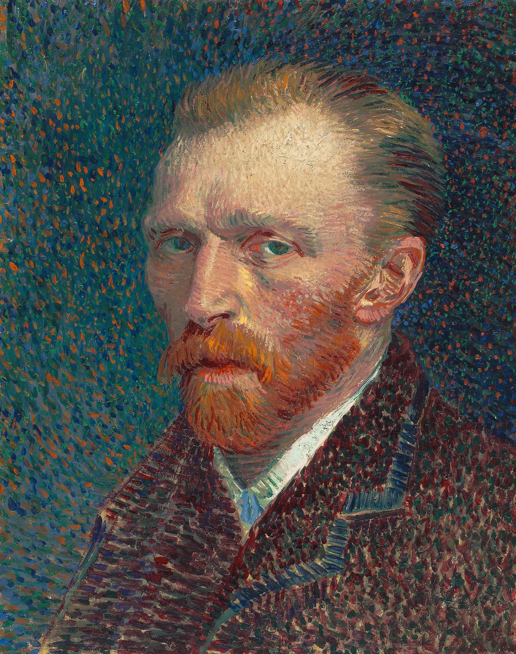 Reproduction du tableau « Autoportrait - Vincent van Gogh » par Alpha Reproduction en peinture à l’huile
