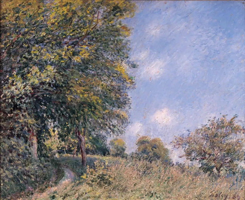 Rund um den Wald, Morgen im Juli - Alfred Sisley